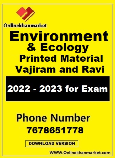 Environment And Ecology Printed Material Vajiram And Ravi