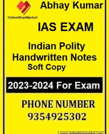 Abhay Kumar-India Polity Handwritten Notes for IAS Exam