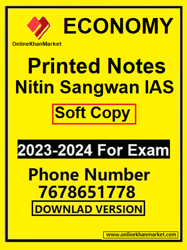 Economy Printed Notes-Toppers Nitin Sangwan IAS