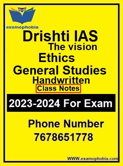 Ethics Handwritten Class Notes by Drishti IAS
