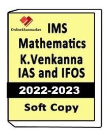 IMS Maths UPSC Optional Printed Notes