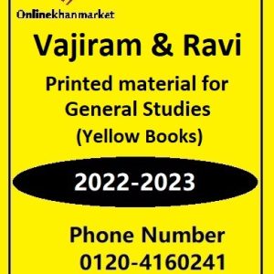 Vajiram Ravi General Studies Printed Notes Yollow Books