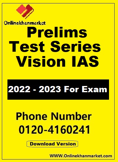 Prelims Test Series Vision IAS