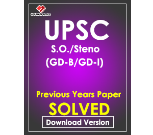 UPSC S.O./Steno (GD-B/GD-I) previous years paper solved Examination