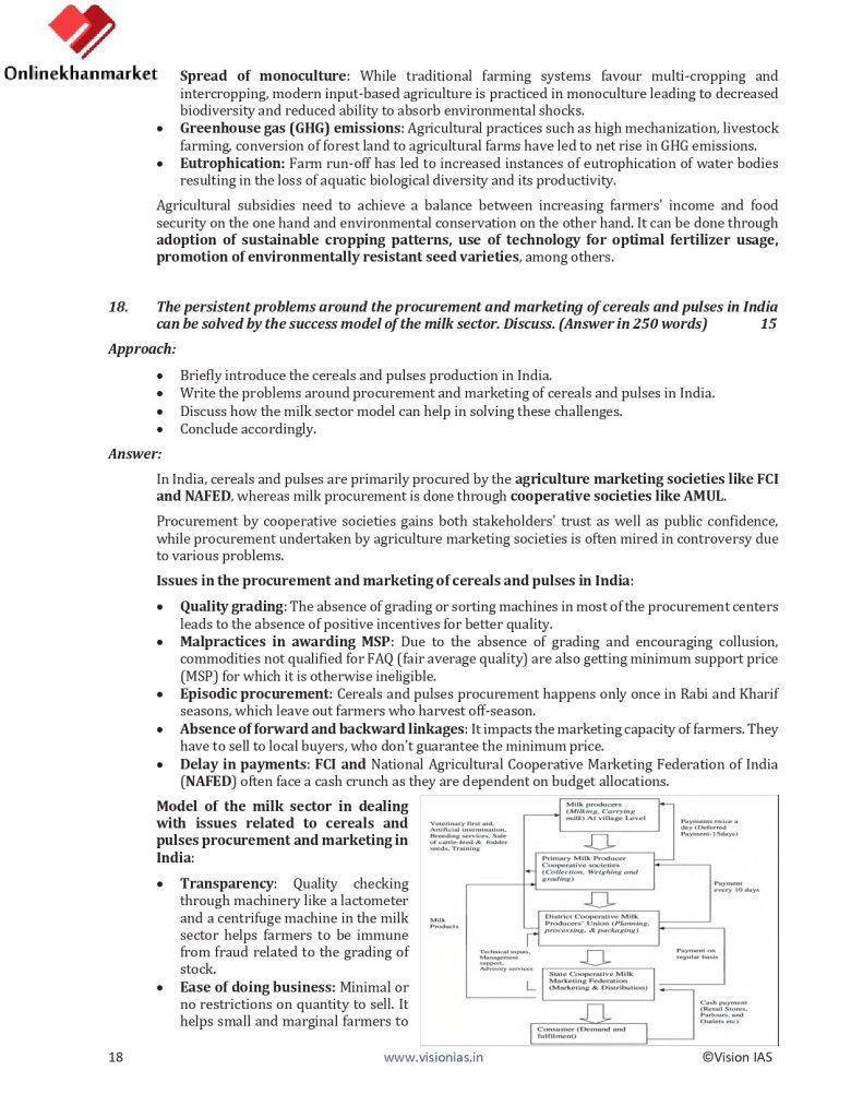 Mains Test Series Vision IAS-2019 YEAR 1 TO 16 TEST SERIES