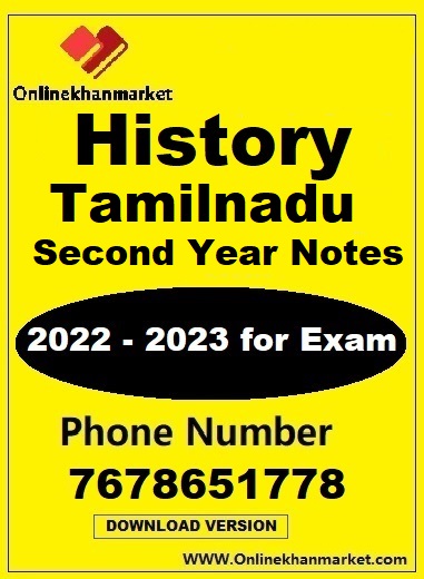 History Tamilnadu Second Year Notes Download Version