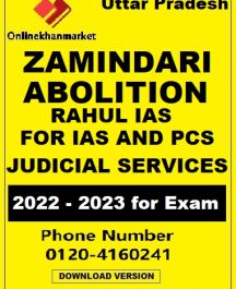 Uttar Pradesh Zamindari Abolition RAHUL IAS Print NOTES FOR IAS AND PCS JUDICIAL SERVICES Downloaded Version