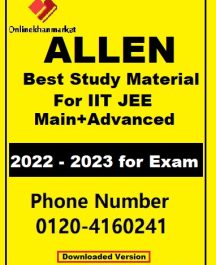 ALLEN-Best Study Material For IIT JEE Main+Advanced Downloaded Version