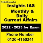 Insights IAS Monthly And Daily Current Affairs