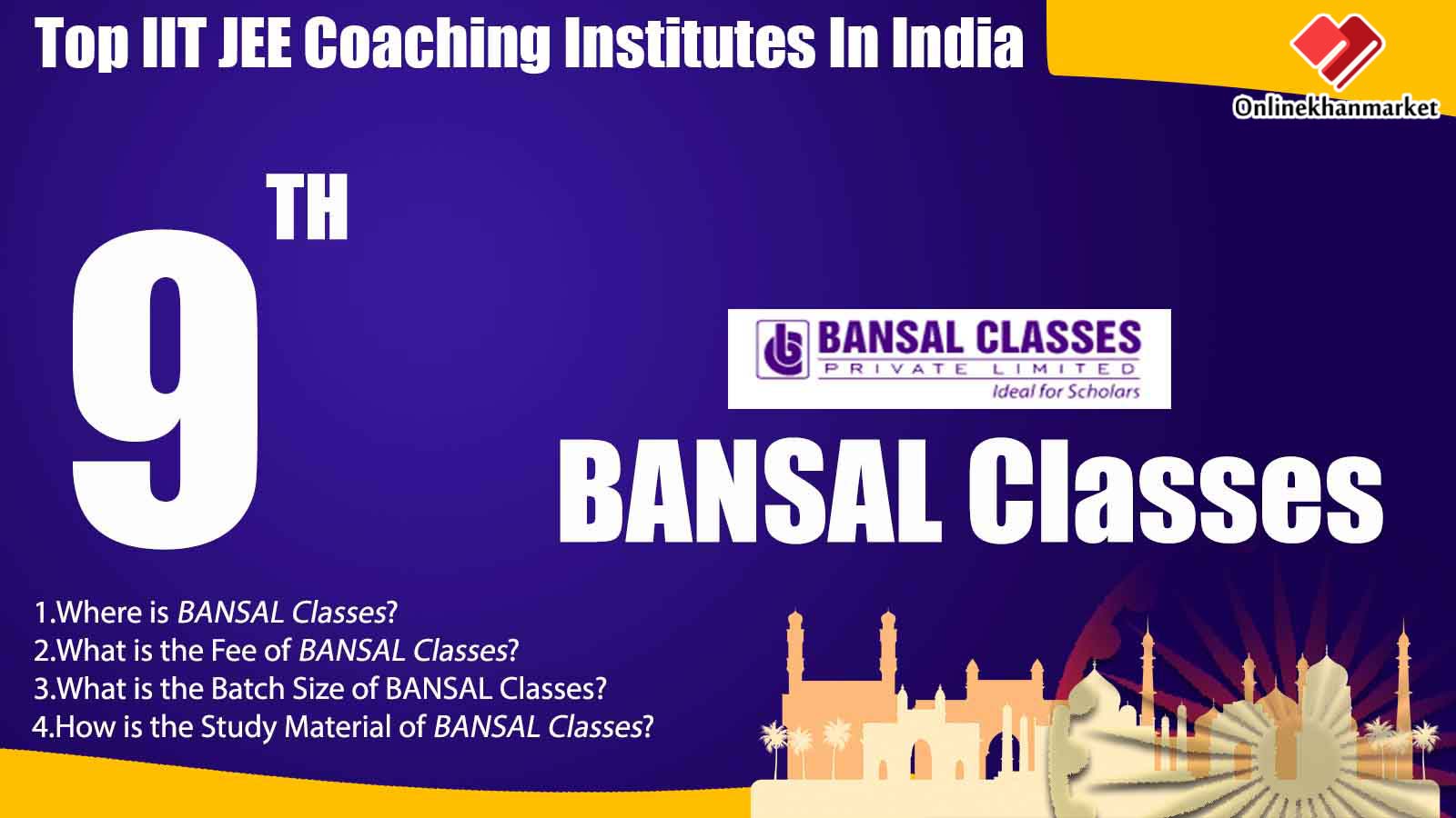 Best IIT Jee Coaching in India