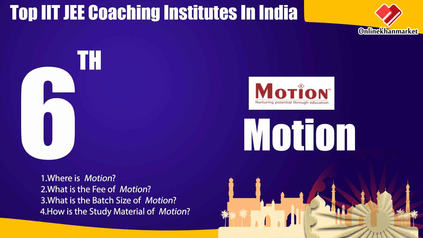 Top IIT JEE Coaching in India