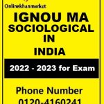 IGNOU MA Sociology In India
