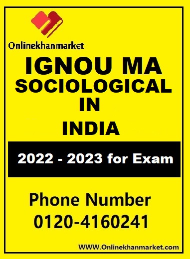 IGNOU MA Sociology In India