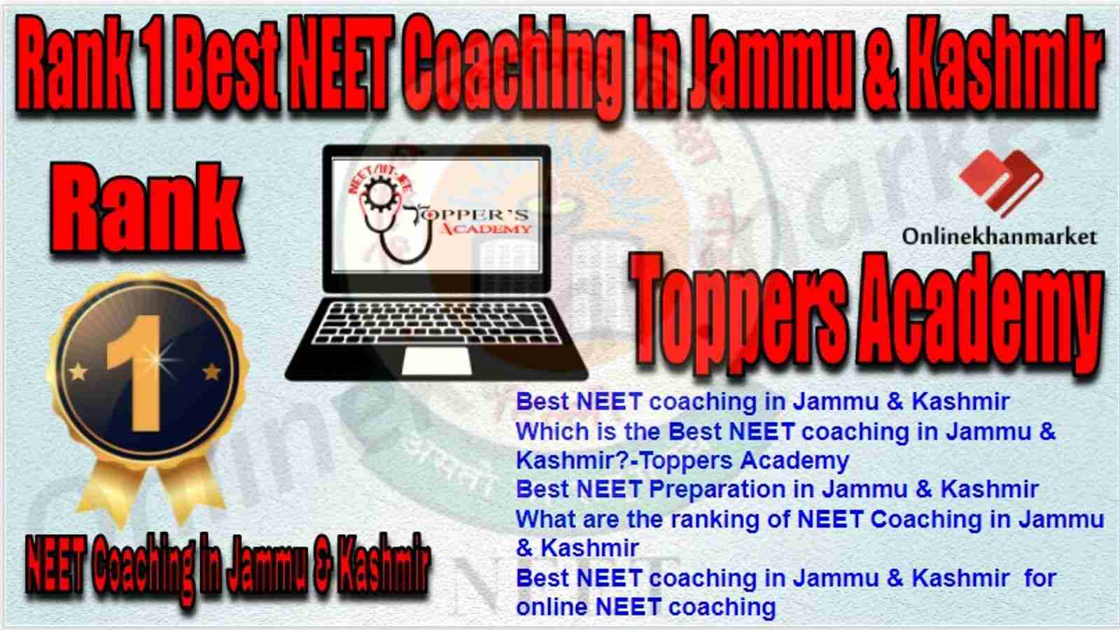 Rank 1 Best NEET Coaching in jammu &kashmir