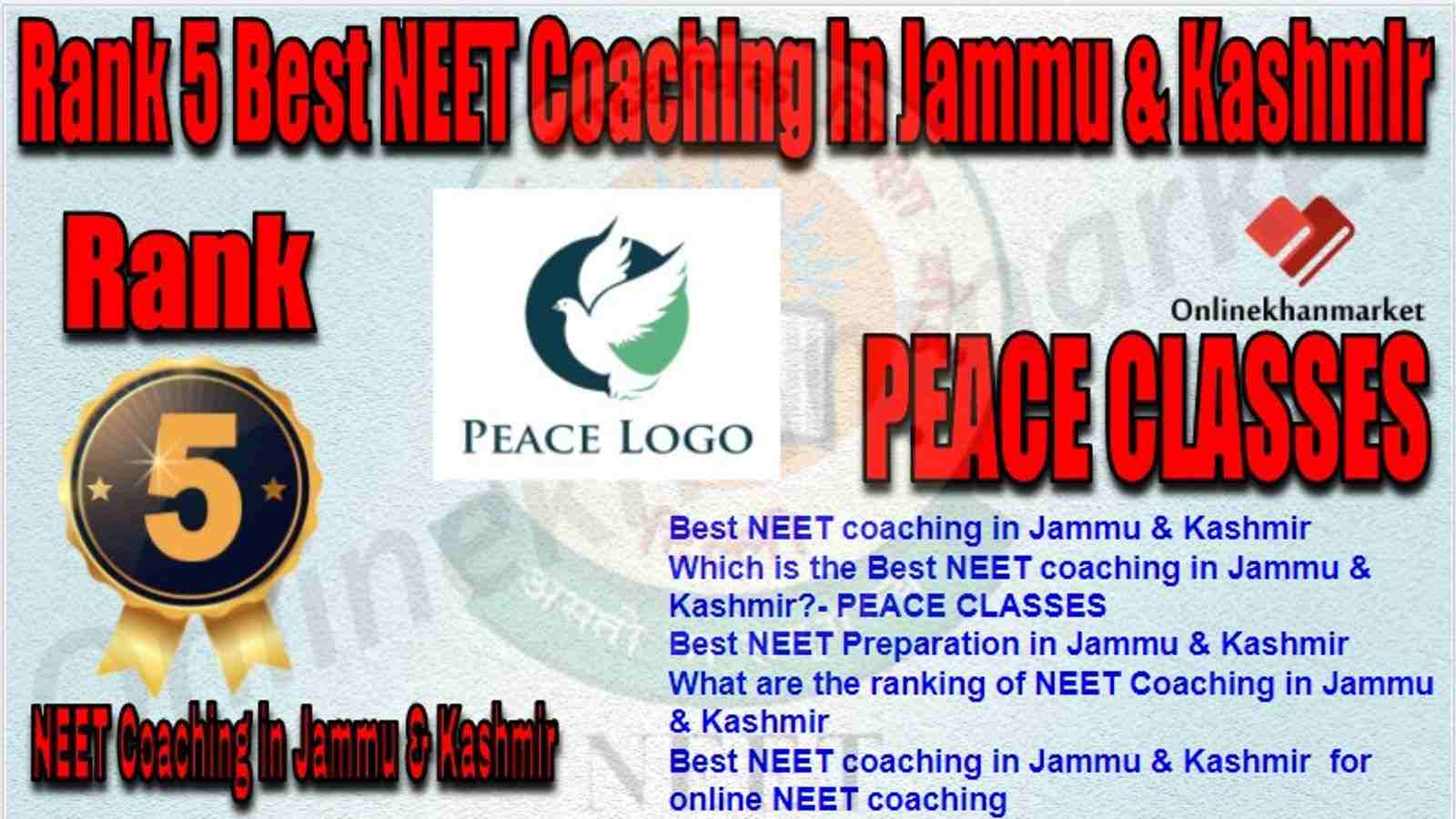 Rank 5 Best NEET Coaching in jammu &kashmir