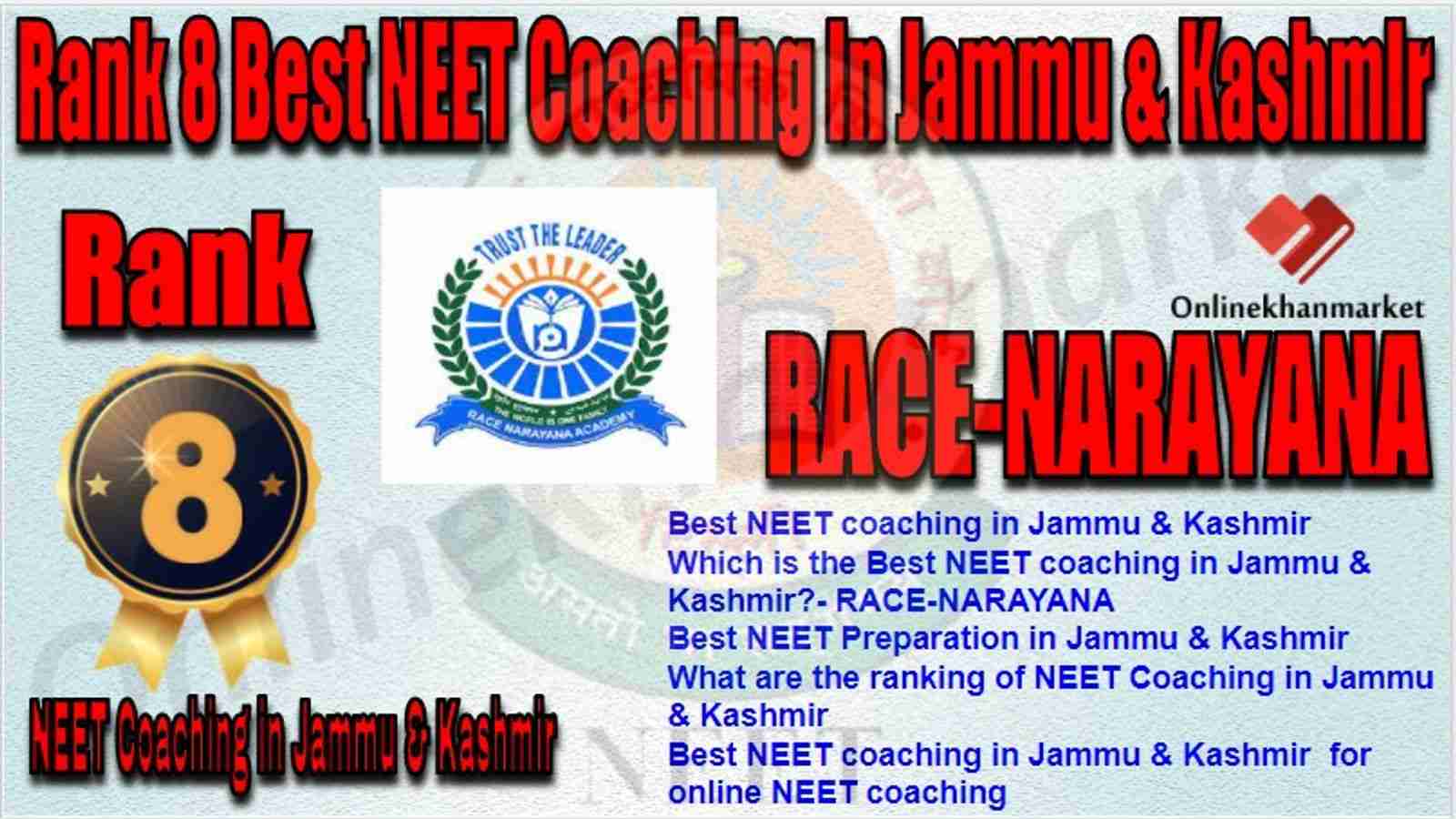 Rank 8 Best NEET Coaching in jammu &kashmir