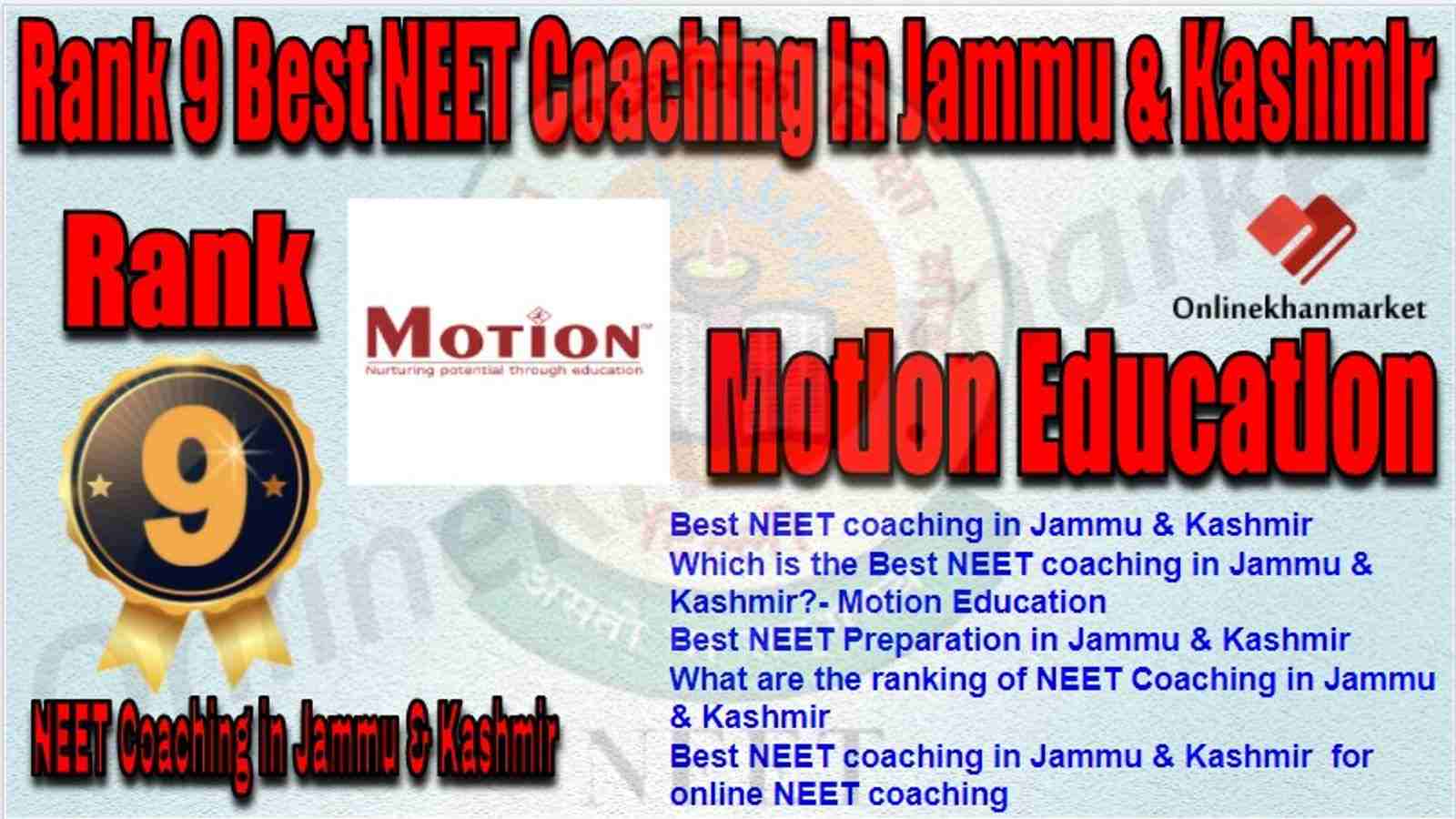 Rank 9 Best NEET Coaching in jammu &kashmir