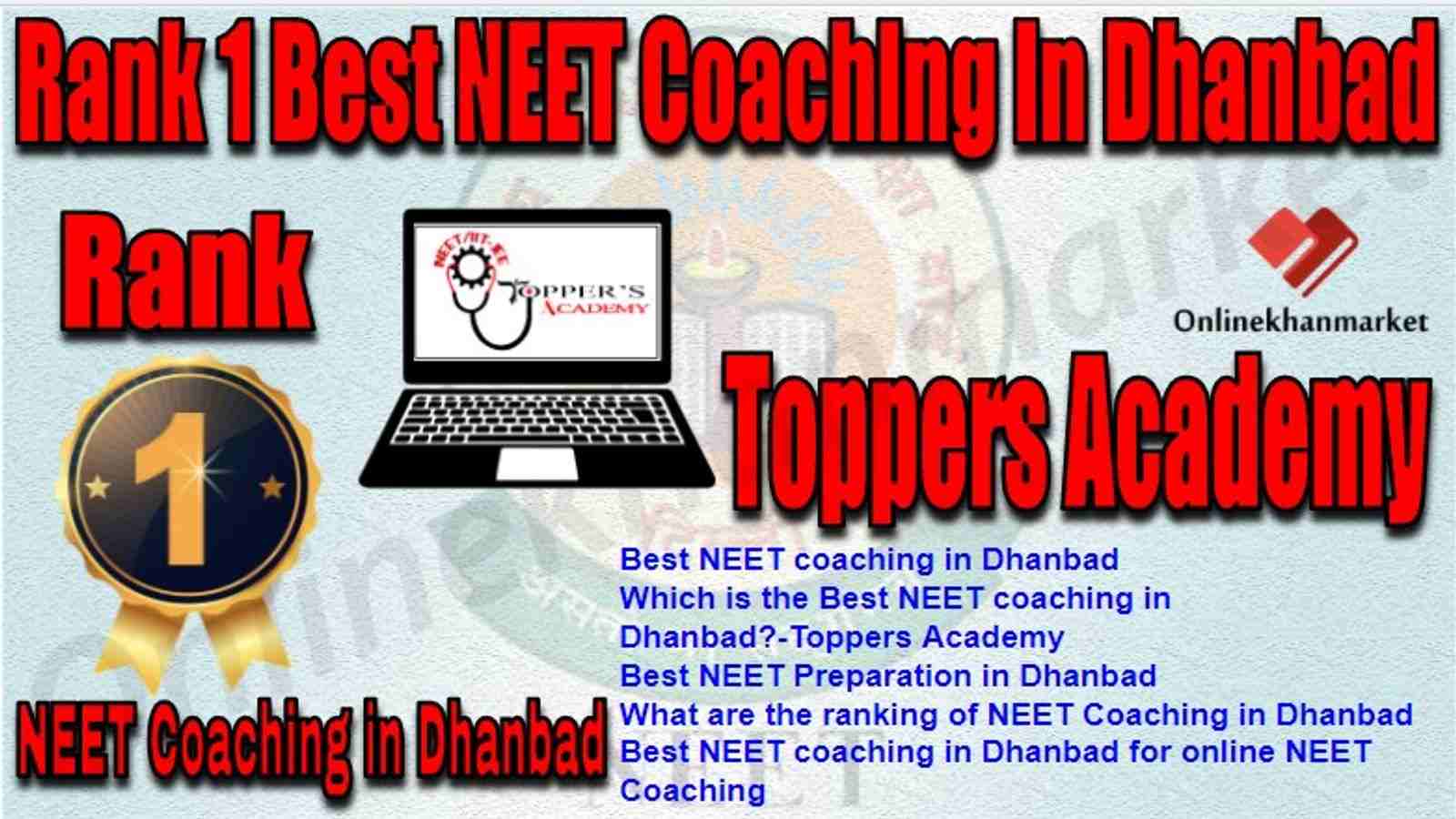 Rank 1 Best NEET Coaching dhanbad