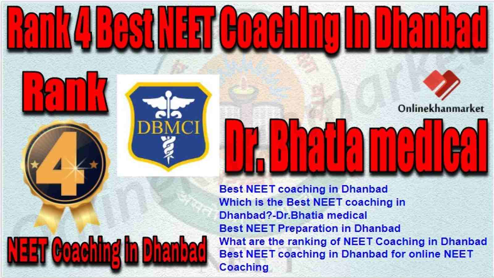 Rank 4 Best NEET Coaching dhanbad