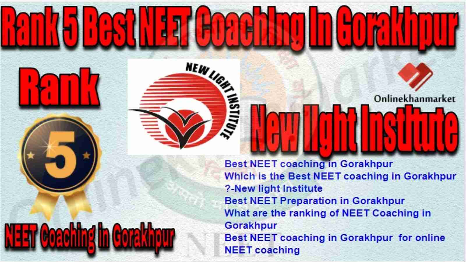 Rank 5 Best NEET Coaching Gorakhpur