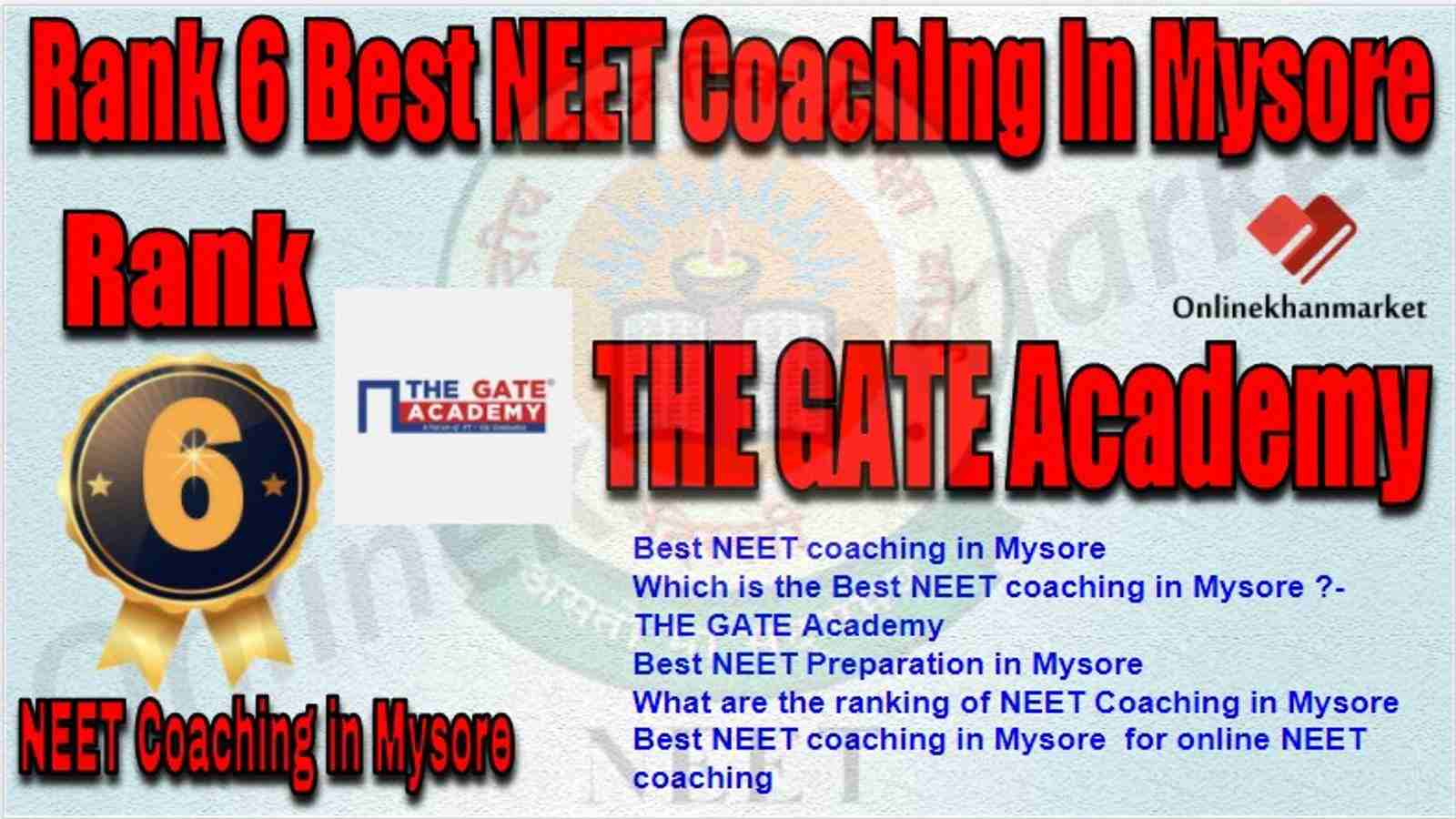 Rank 6 Best NEET Coaching Mysore