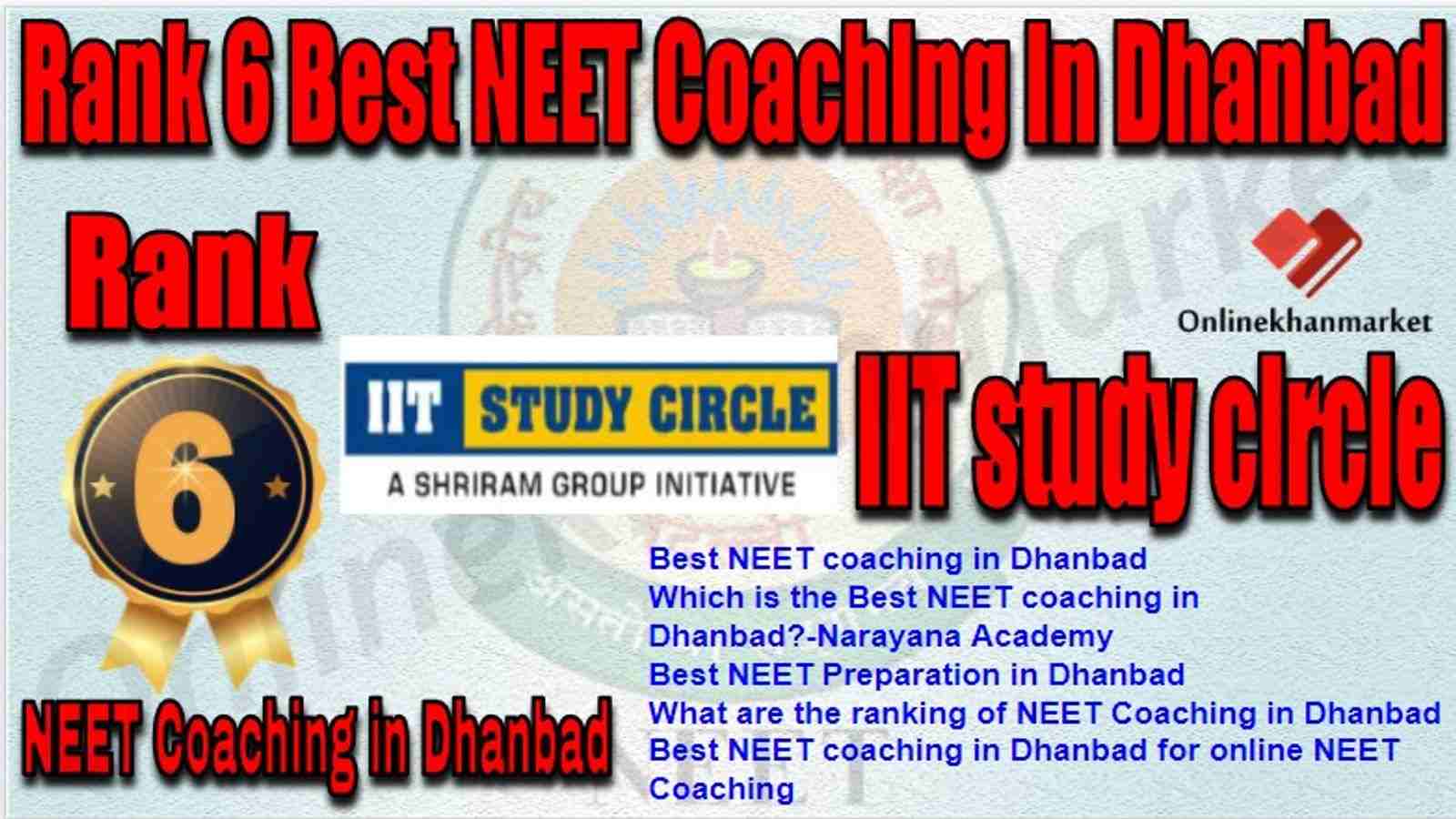 Rank 6 Best NEET Coaching dhanbad