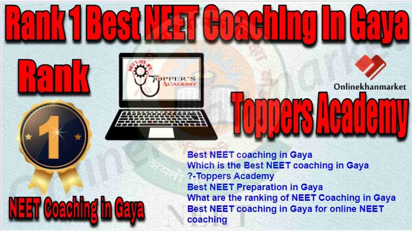 Rank 1 Best NEET Coaching Gaya