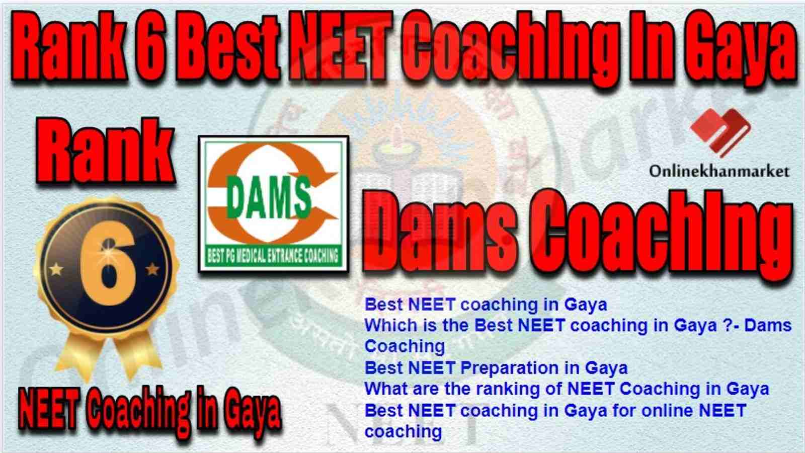 Rank 6 Best NEET Coaching Gaya