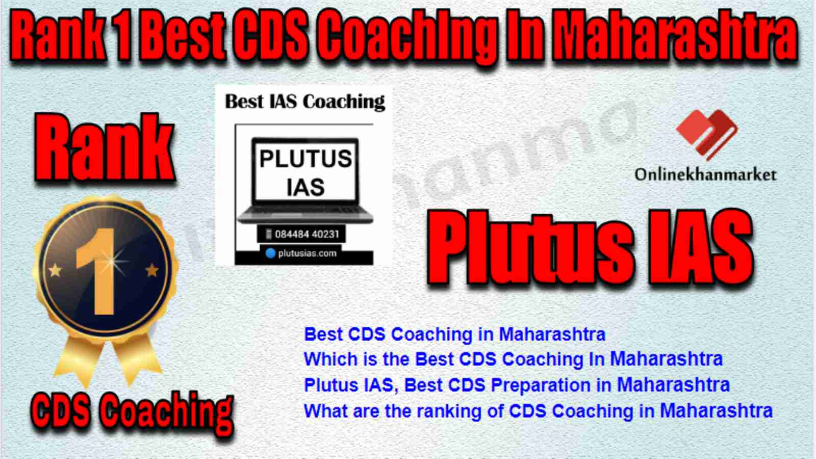 Rank 1 Best CDS Coaching in Maharashtra