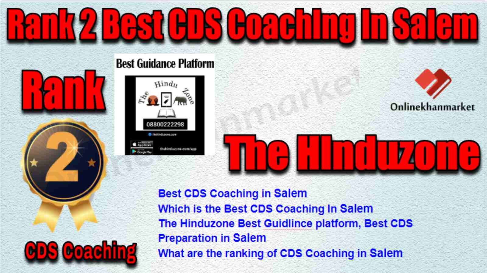 Rank 2 Best CDS Coaching in Salem