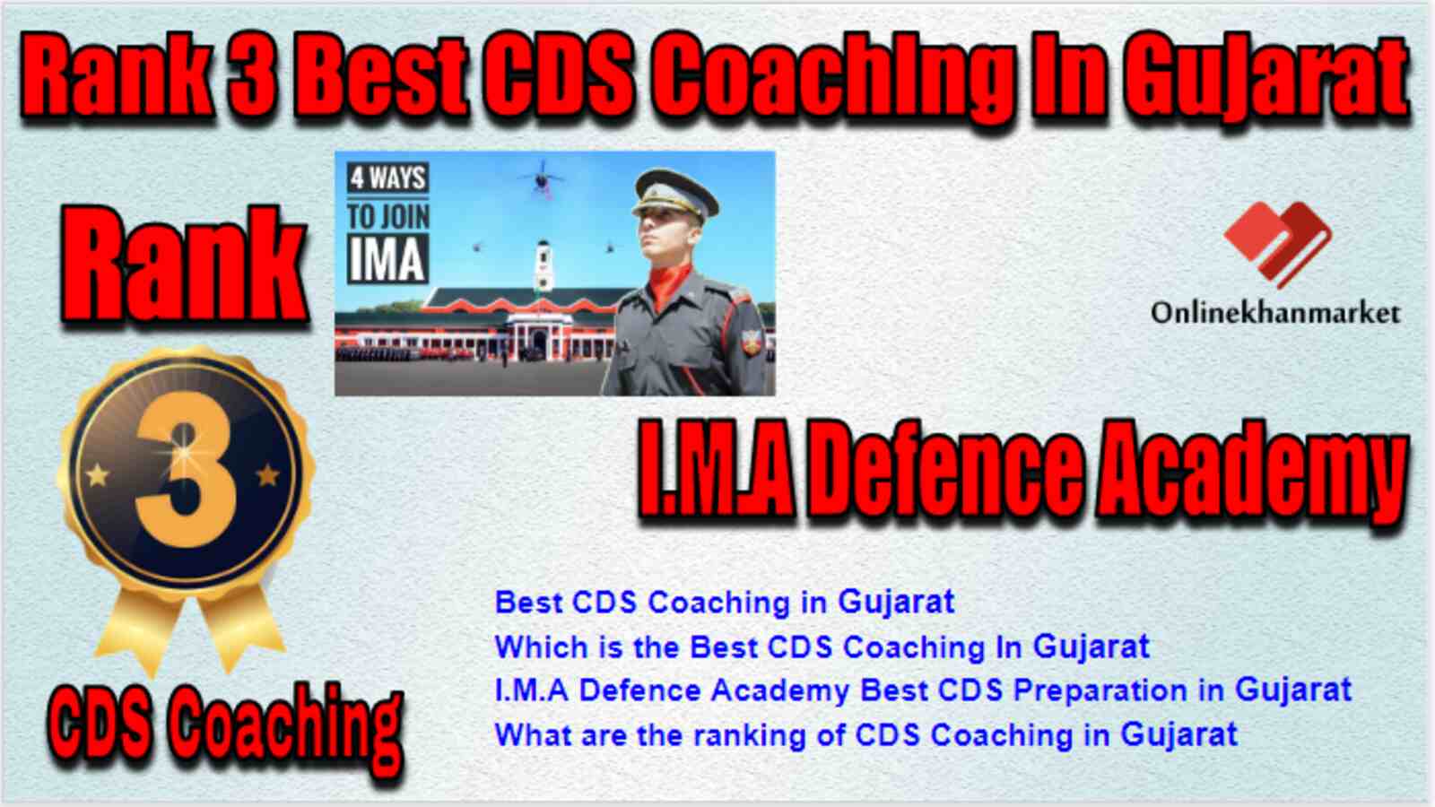 Rank 3 Best CDS Coaching in Gujarat