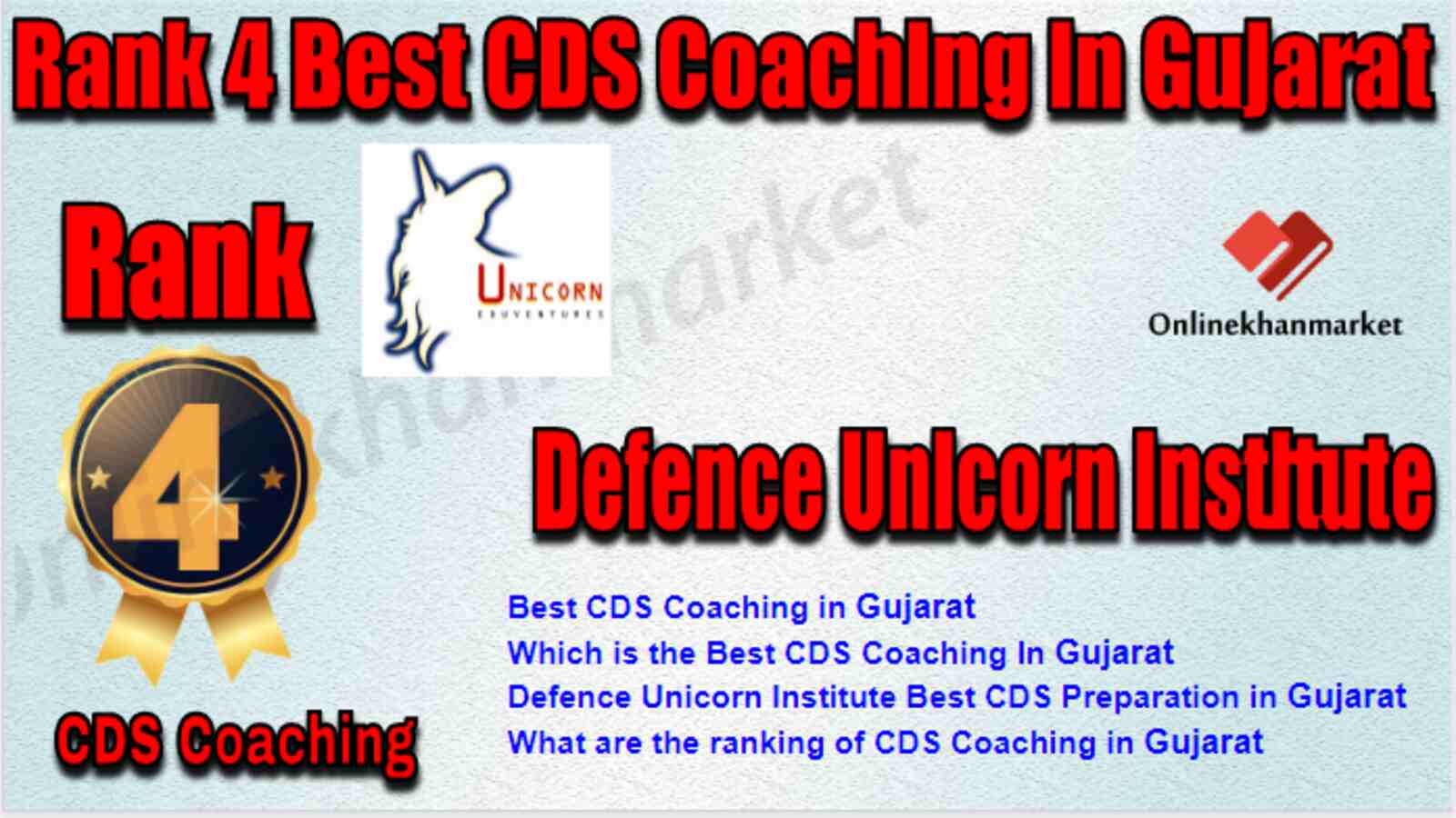 Rank 4 Best CDS Coaching in Gujarat