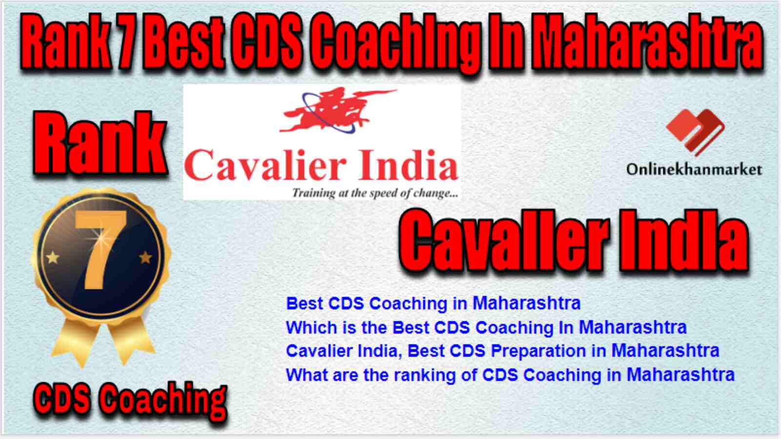 Rank 7 Best CDS Coaching in Maharashtra