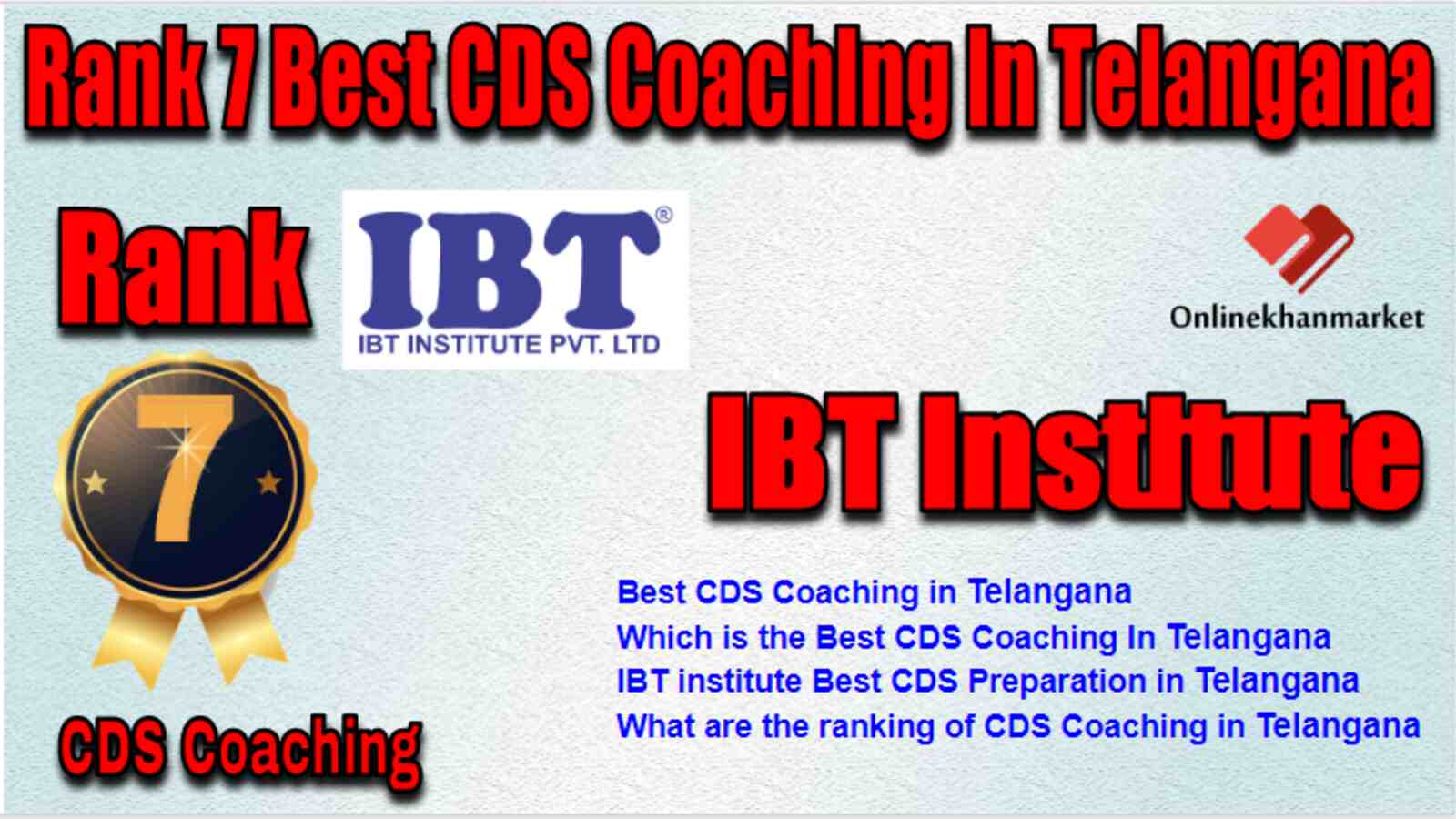Rank 7 Best CDS Coaching in Telangana