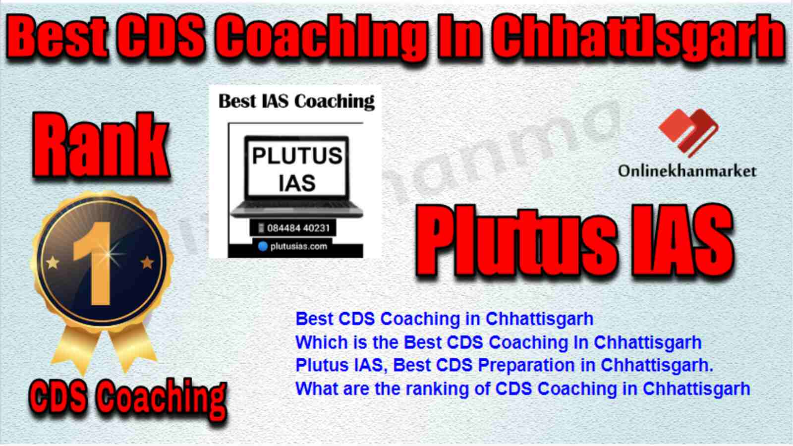 Rank 1 Best CDS Coaching in Chhattisgarh