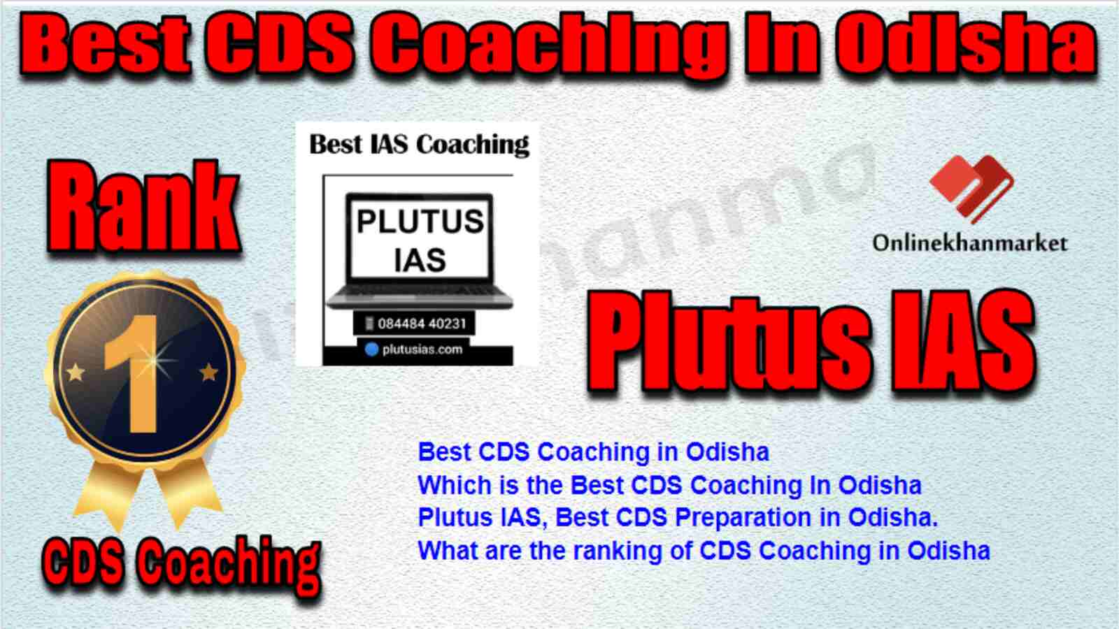 Rank 1 Best CDS Coaching in Odisha