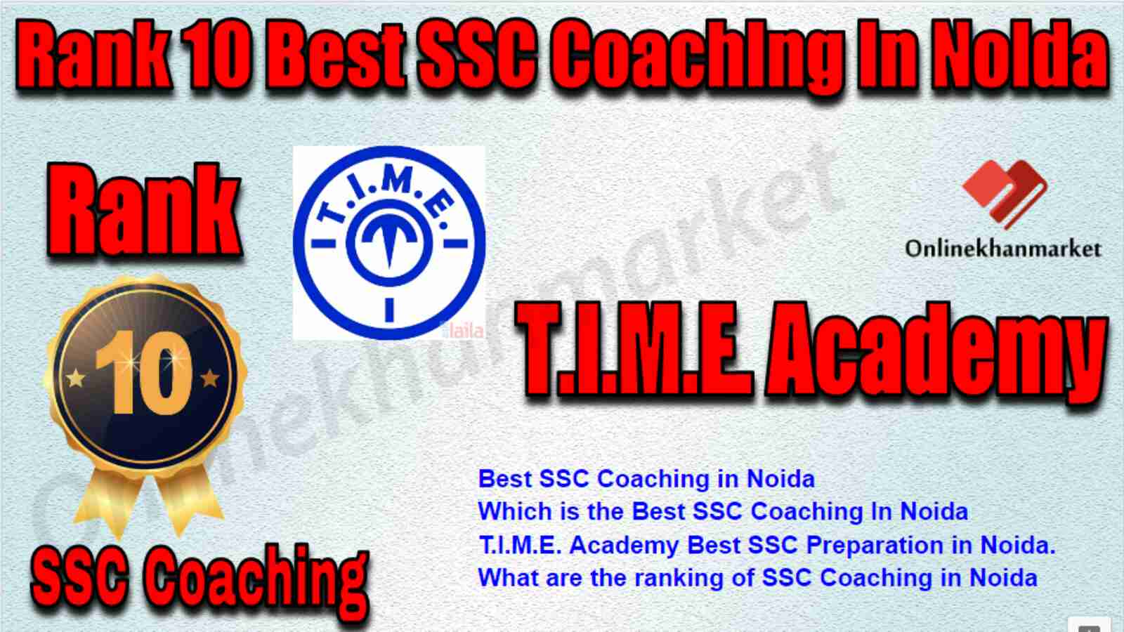 Rank 10 Best SSC Coaching in Noida