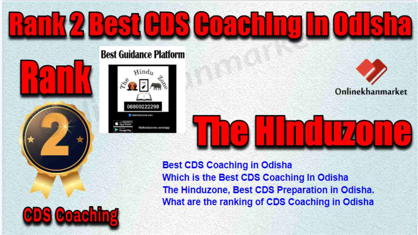 Rank 2 Best CDS Coaching in Odisha
