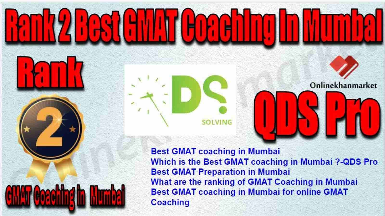 Rank 2 Best GMAT Coaching in Mumbai