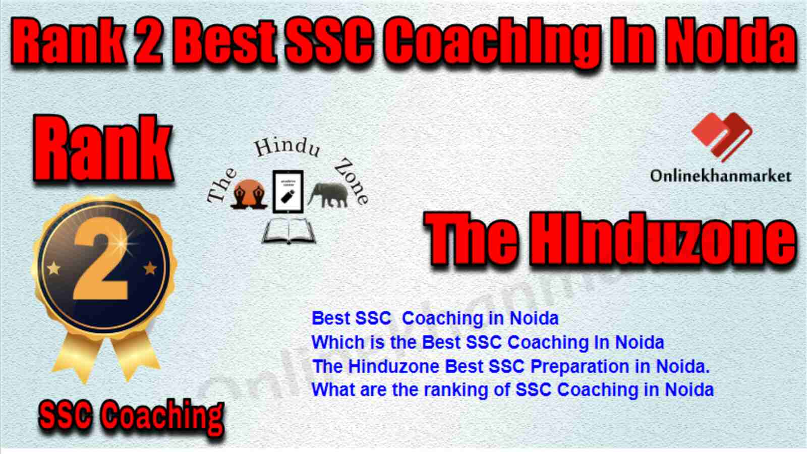 Rank 2 Best SSC Coaching in Noida
