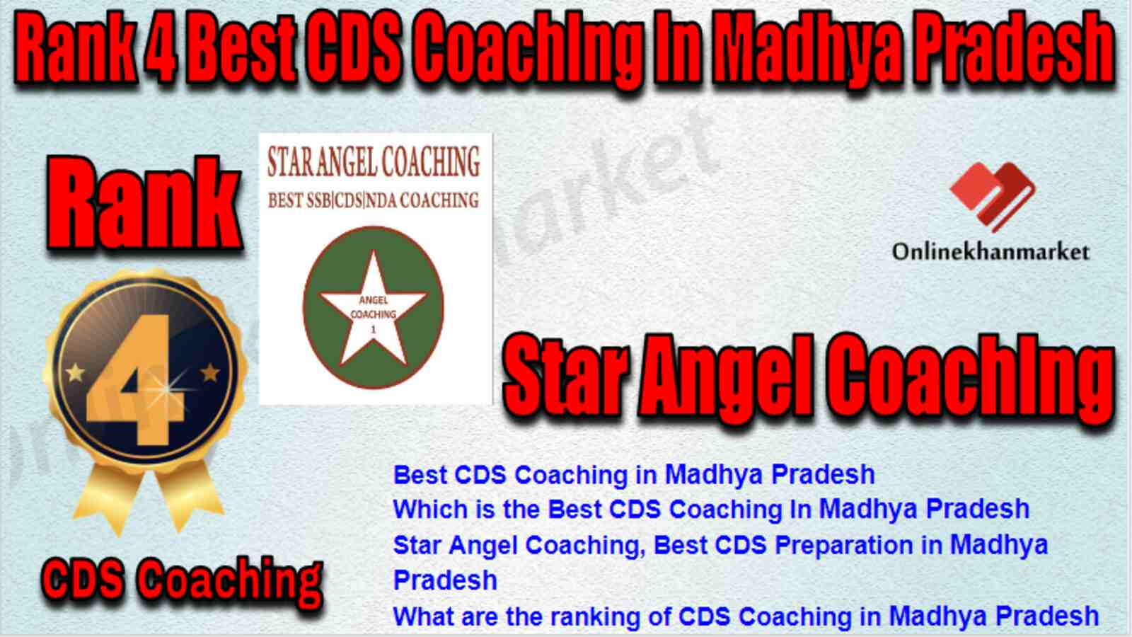 Rank 4 Best CDS Coaching in Madhya Pradesh