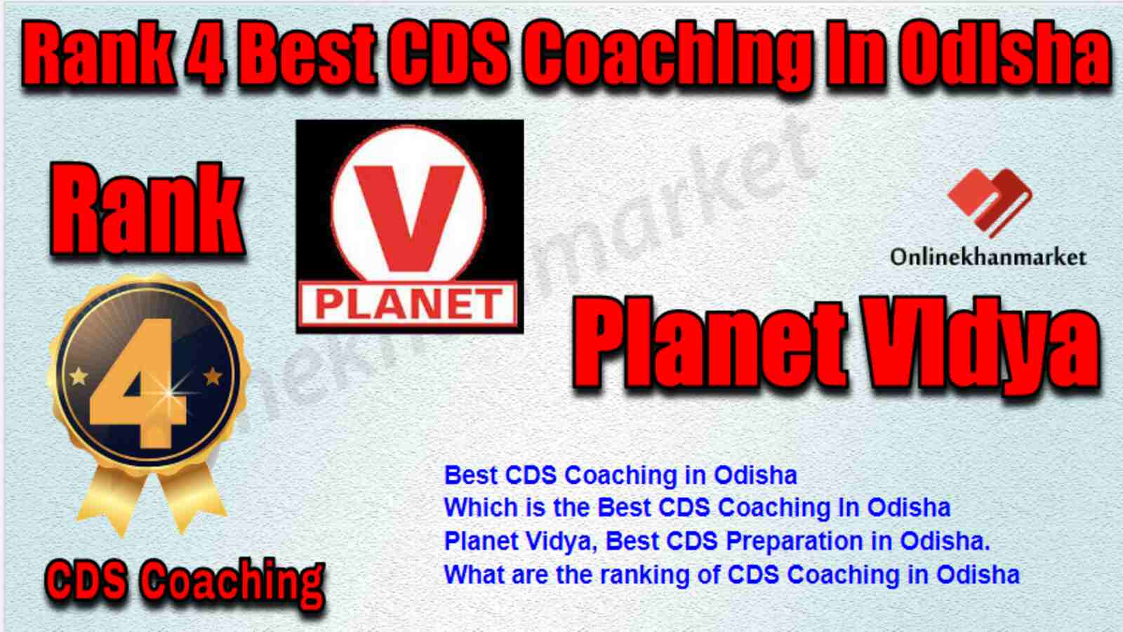Rank 4 Best CDS Coaching in Odisha