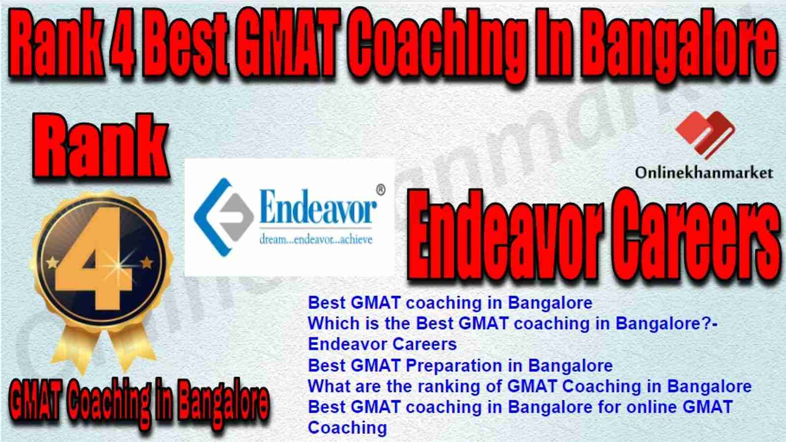 Rank 4 Best GMAT Coaching in Bangalore
