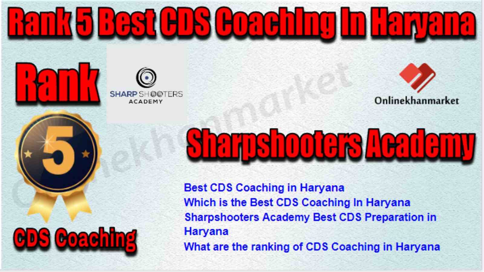 Rank 5 Best CDS Coaching in Haryana