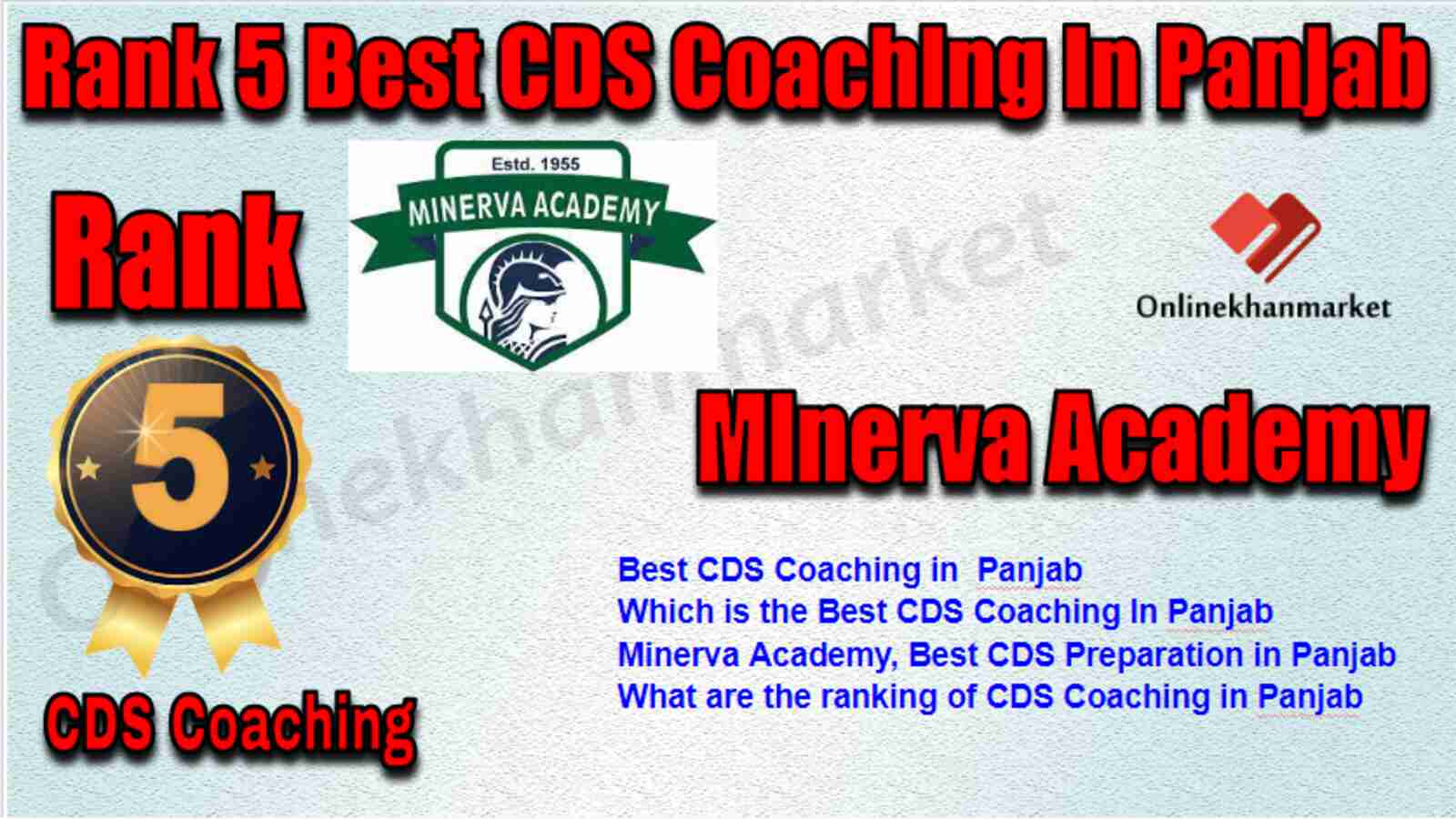 Rank 5 Best CDS Coaching in Punjab