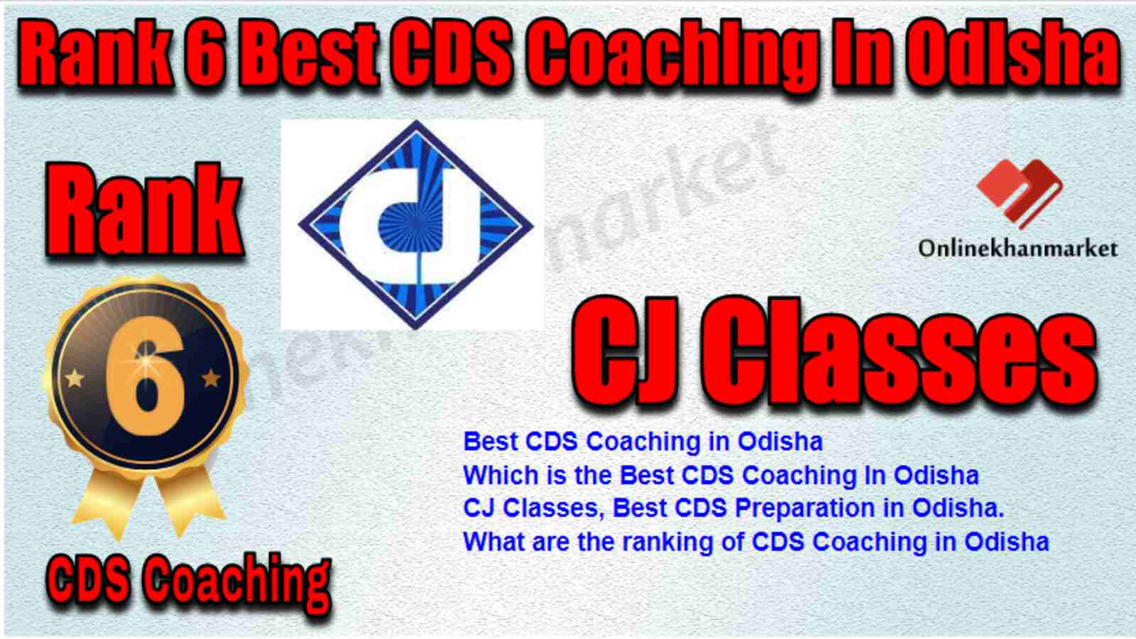 Rank 6 Best CDS Coaching in Odisha
