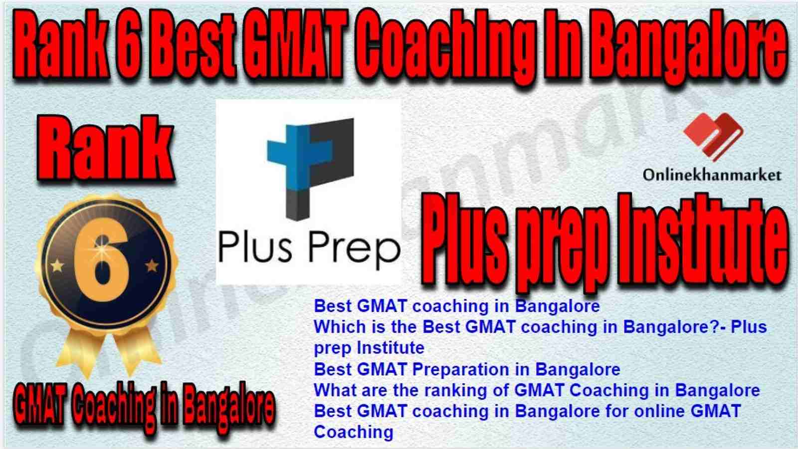 Rank 6 Best GMAT Coaching in Bangalore