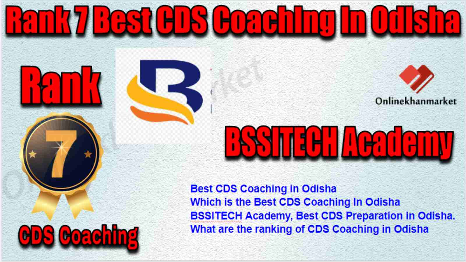 Rank 7 Best CDS Coaching in Odisha