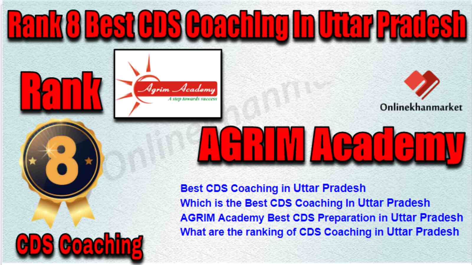 Rank 8 Best CDS Coaching in Uttar Pradesh