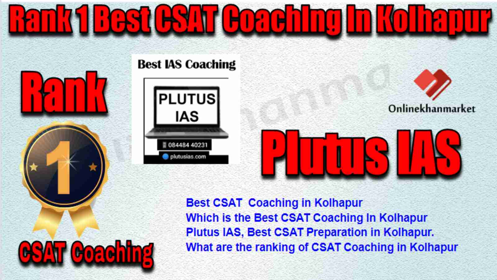 Rank 1 Best CSAT Coaching in Kolhapur